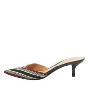 Pre-owned Canvas mules Sergio Rossi Pre-owned , Multicolor , Dames