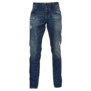 Pre-owned Denim bottoms Dolce & Gabbana Pre-owned , Blue , Heren