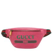 Pre-owned Leather gucci-bags Gucci Vintage , Pink , Dames