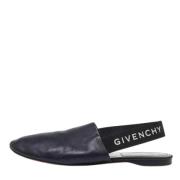 Pre-owned Leather flats Givenchy Pre-owned , Black , Dames