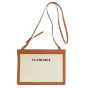 Pre-owned Canvas balenciaga-bags Balenciaga Vintage , Beige , Dames