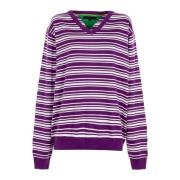 Heren Paarse Trui Outlet Prijs Tommy Hilfiger , Purple , Heren