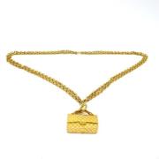 Pre-owned Metal chanel-jewelry Chanel Vintage , Yellow , Dames