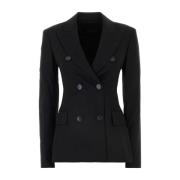 Stretch Zwarte Blazer Andamane , Black , Dames