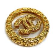 Pre-owned Metal chanel-jewelry Chanel Vintage , Yellow , Dames