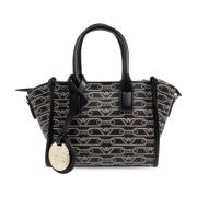 Schoudertas met monogram Emporio Armani , Black , Dames