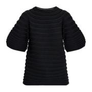 Geplooide top Issey Miyake , Black , Dames