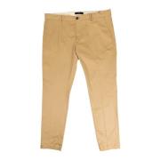 Elegante katoenen chino broek Liu Jo , Beige , Heren