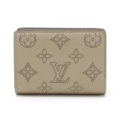 Pre-owned Leather wallets Louis Vuitton Vintage , Beige , Dames