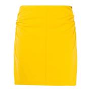 Gele Korte Rok Winter Vrouwen Liu Jo , Yellow , Dames