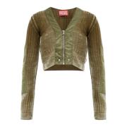 Cardigan M-Asera Diesel , Green , Dames