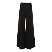 Wide Trousers Valentino , Black , Dames