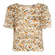 Tribal Print Zomerblouse Patrizia Pepe , Multicolor , Dames