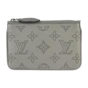 Pre-owned Leather wallets Louis Vuitton Vintage , Gray , Dames