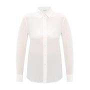 Zijden overhemd Saint Laurent , White , Dames