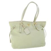 Pre-owned Nylon totes Prada Vintage , Beige , Dames