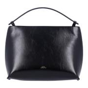 Zwarte Ashley Handtas Dames Tassen A.p.c. , Black , Dames