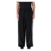 Zwarte Track Pant met 3 Strepen Y-3 , Black , Heren