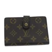 Pre-owned Canvas wallets Louis Vuitton Vintage , Brown , Dames