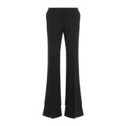 Zwarte Broek voor Vrouwen Aw24 Chloé , Black , Dames