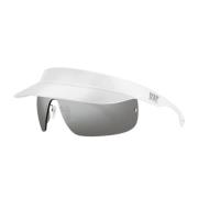 Rimless Zilveren Gespiegelde Zonnebril Dsquared2 , White , Unisex