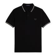 Zwarte T-shirts en Polos Fred Perry , Black , Heren