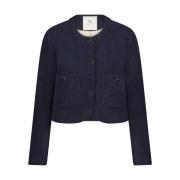 Manchester Blazer Jas Nukus , Blue , Dames