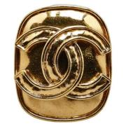 Pre-owned Metal chanel-jewelry Chanel Vintage , Yellow , Dames