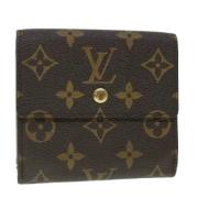 Pre-owned Canvas wallets Louis Vuitton Vintage , Brown , Dames