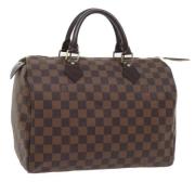 Pre-owned Canvas handbags Louis Vuitton Vintage , Brown , Dames