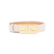 Stijlvolle Riemencollectie Elisabetta Franchi , Yellow , Dames