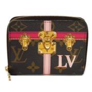 Pre-owned Canvas wallets Louis Vuitton Vintage , Brown , Dames