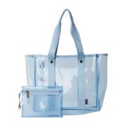 Stijlvolle PU-tas Ralph Lauren , Blue , Dames