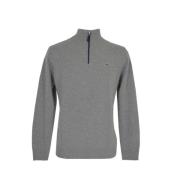 Premium Wol Jersey Sweater Lacoste , Gray , Heren