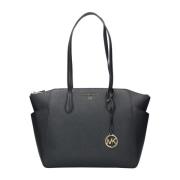 Leren Schoudertas Zwart Michael Kors , Black , Dames