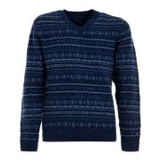 Heren Noorse Trui Blauw Outlet Prijs Tommy Hilfiger , Blue , Heren