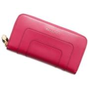 Pre-owned Leather wallets Bvlgari Vintage , Pink , Dames