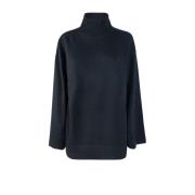 Cashmere Dolcevita Sweater Zwart Elisabetta Franchi , Black , Dames