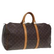 Pre-owned Canvas travel-bags Louis Vuitton Vintage , Brown , Dames