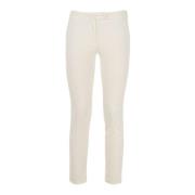 Hoge taille chino broek voor dames Fracomina , White , Dames