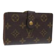 Pre-owned Canvas wallets Louis Vuitton Vintage , Brown , Dames