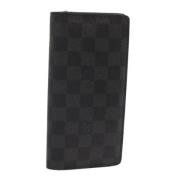 Pre-owned Canvas wallets Louis Vuitton Vintage , Black , Dames