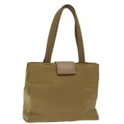 Pre-owned Nylon handbags Prada Vintage , Beige , Dames