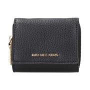 Portemonnee van korrelleer met logodetail Michael Kors , Black , Dames