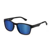 Summit 2 Gepolariseerde Zonnebril Zwart Blauw Police , Black , Unisex