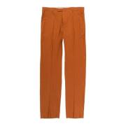 Elegante Heren Katoenen Chino Broek Liu Jo , Brown , Heren