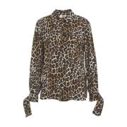 Bruine Shirts Aw24 Dameskleding Elisabetta Franchi , Brown , Dames