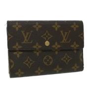 Pre-owned Canvas wallets Louis Vuitton Vintage , Brown , Dames