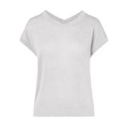 Korte Mouw Top Dion Pullover Beaumont , Gray , Dames