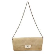 Pre-owned Canvas chanel-bags Chanel Vintage , Beige , Dames